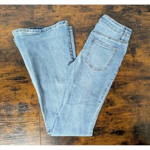 Indigo Rising Jeans Flare Denim High Rise Blue Women's Size 0